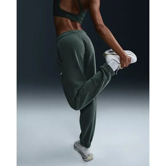 Nike Dark Green Fleece Pants - Picture 7 of 8